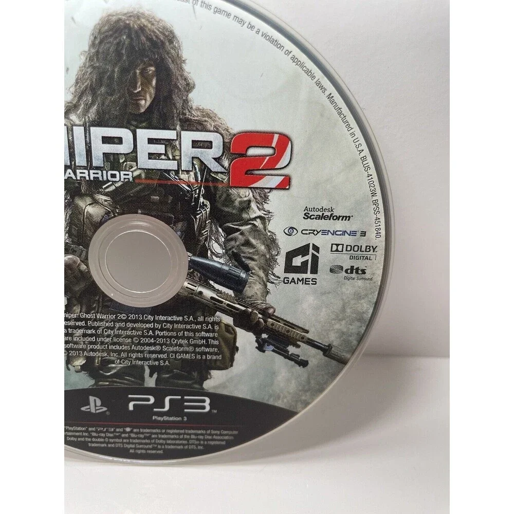 Playstation 3 Sniper 2 Ghost Warrior Tested